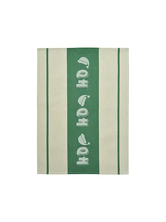 SANDER | Strofinaccio di Natale 50x70cm CHEF LAUGHTER Rosso | dunkelgrün